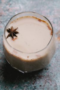 vaso de horchata