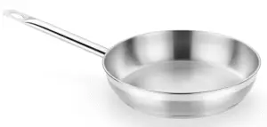 BRA A121611 Profesional Sartén, 20 cm, Acero Inoxidable, 18/10, Triple Fondo difusor sin Antiadherente, Full Induction