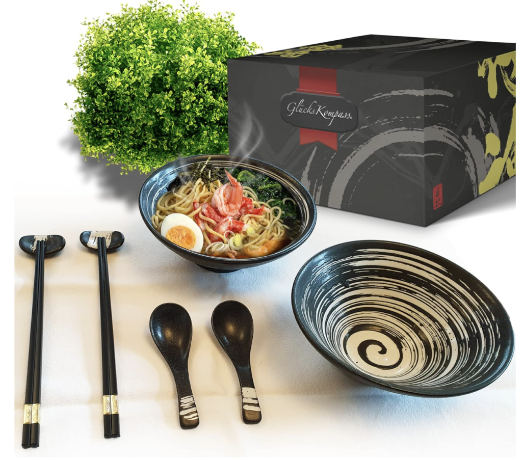 Juego de cuencos japoneses de Ramen